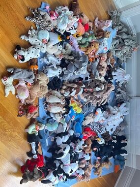 Ty Beanie Babies Original Vintage 169 Lot - ALL IN MINT CONDITION!